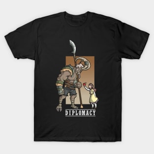 Funny Cute RPG Larp Meme Roleplaying DM Fun Diplomacy Joke T-Shirt